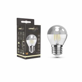 4600345  Classic Deco Silver Top Ball G45 E27 4W 2700K 330lm